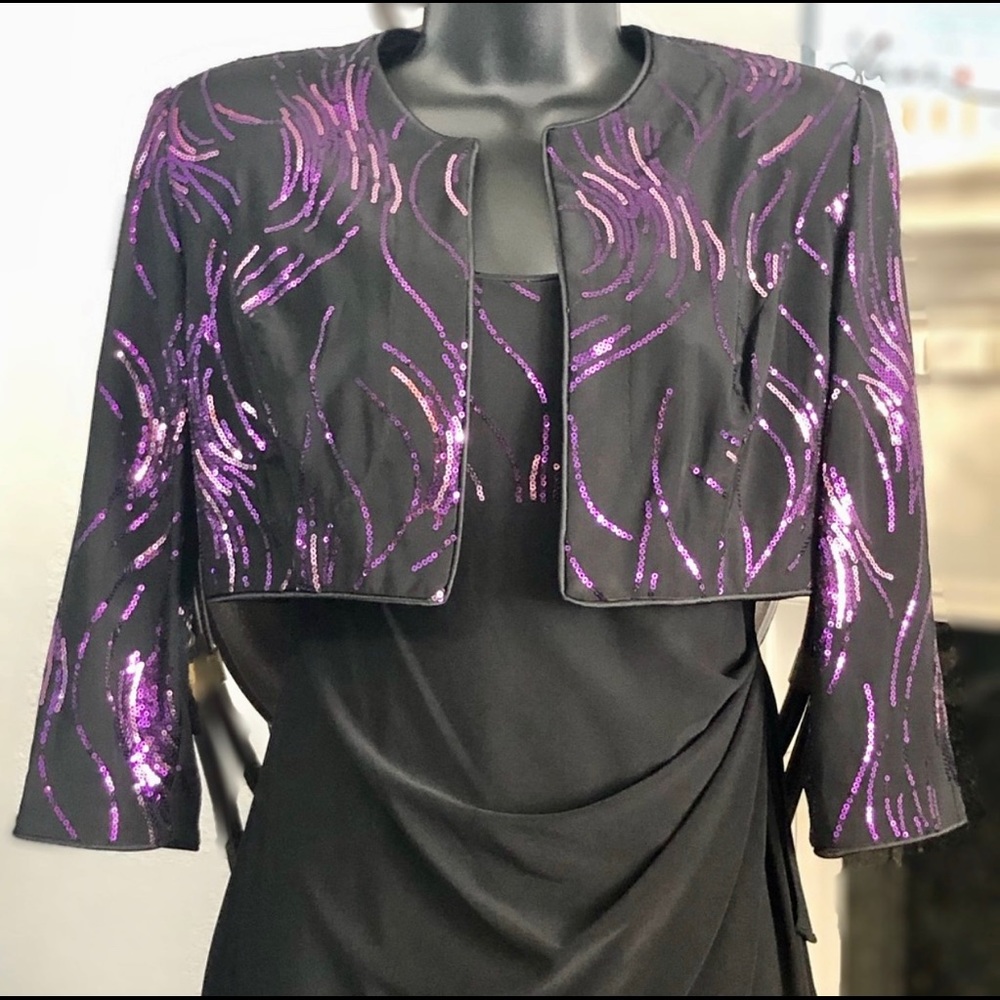 Sequined Cocktail Semi Formal Dress 6P